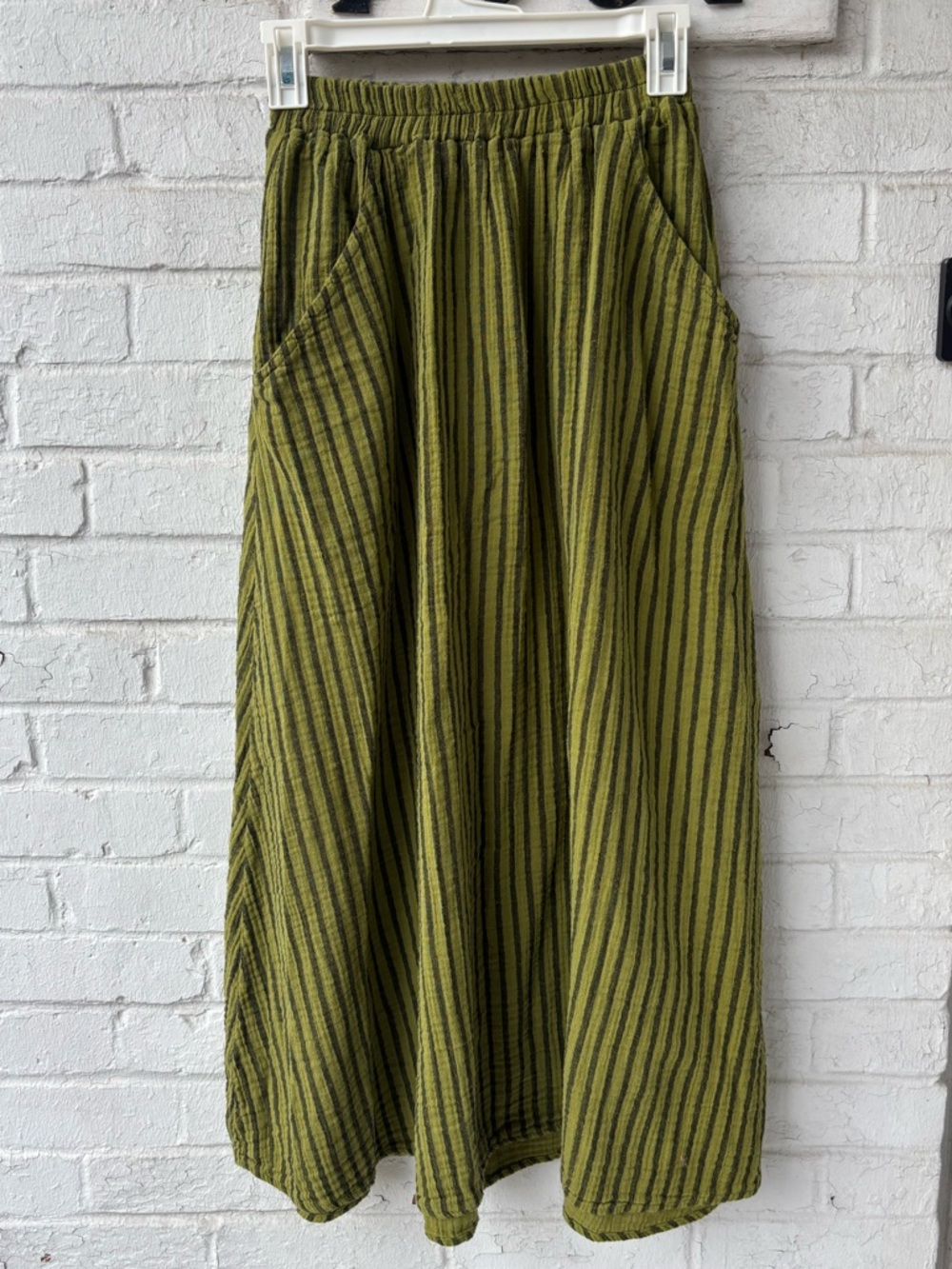 Curator Sf striped skirt
